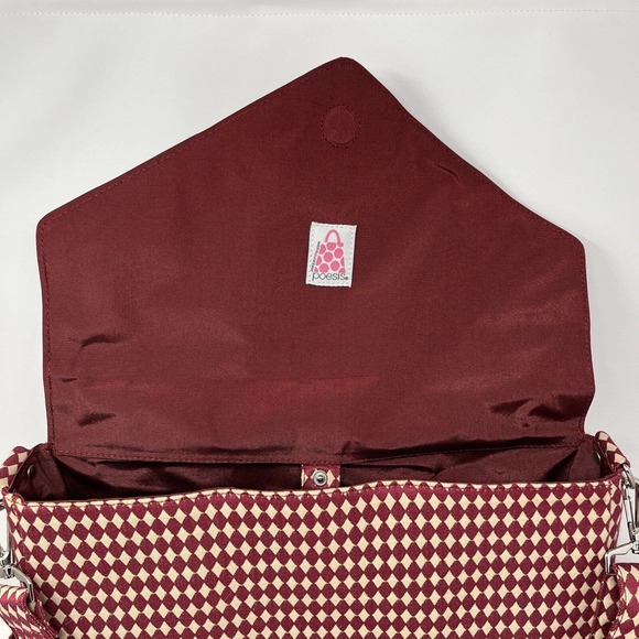 Large Tote Bag Purse Handbag Poesis Retired Barkcloth Style Clutch Accessories - Picture 4 of 16